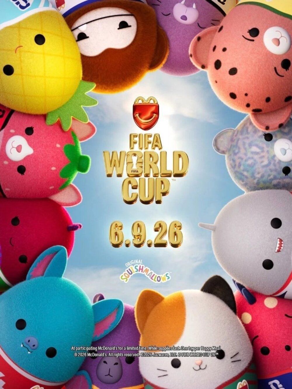 2026 McDonald's FIFA World Cup Squishmallows #9 - Picture 4 of 4